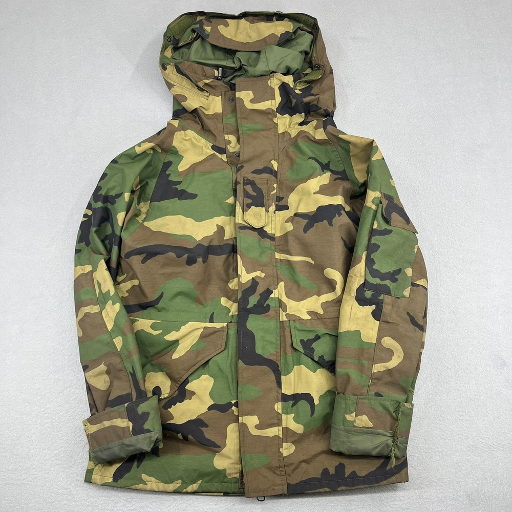 US Military ECWCS Gen 1 Woodland Camo Cold Weather‎ Parka Small Regular